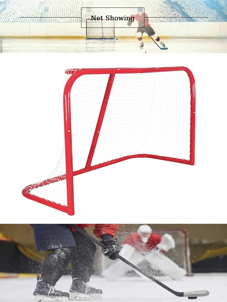 Sporting Goods Professional Portable Hockey Game Goal with Polyester Net