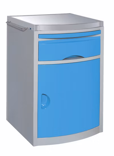 Comodino medico del comodino dell'armadietto del comodino dell'ospedale all'ingrosso di prezzo poco costoso della Cina per l'ospedale e la clinica