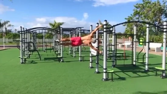 TUV Allenamento per la forza multicorpo all'aperto Articoli sportivi Allenamento in strada Stazione di palestra Macchina Palestra a casa Monkey Bar Attrezzatura per il fitness multi-palestra all'aperto