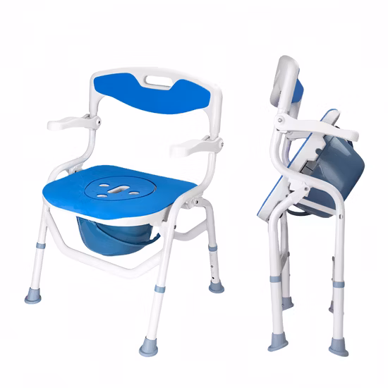 Sedia da doccia sicura per il bagno in alluminio per anziani