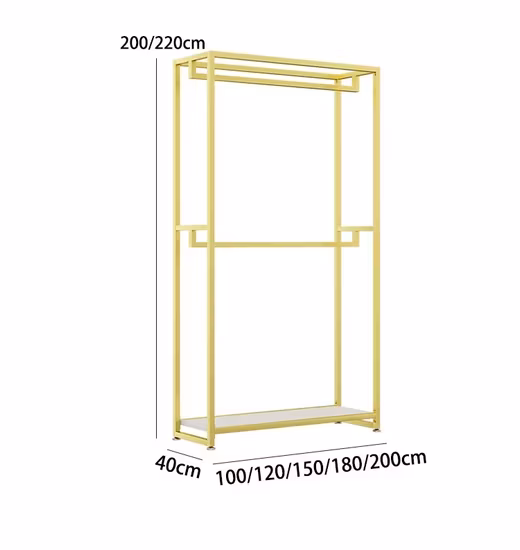 Appendiabiti popolare per l'esposizione di grucce per abiti (Js-ACRN02)